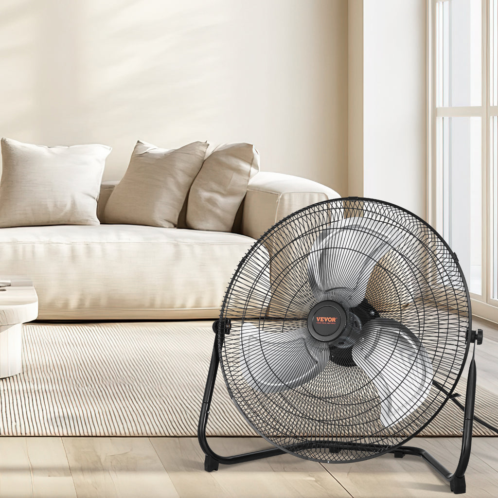 20" High-Velocity Industrial Floor Fan — Pack of 2 🏭💨