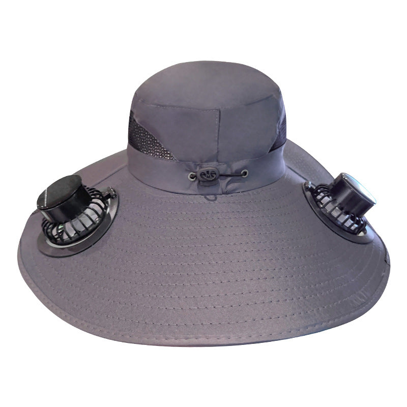 Solar Powered Fan Hat — Stay Cool & Protected All Day ☀️