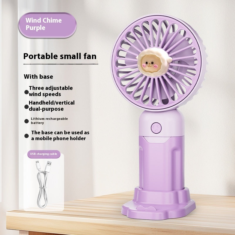 Rechargeable Portable Mini Fan — Handheld or Desktop 🔋🌬️