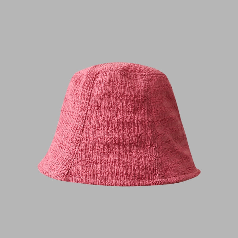 🌸 Korean Style Narrow Brim Bucket Hat - Cute Girls Summer Fashion