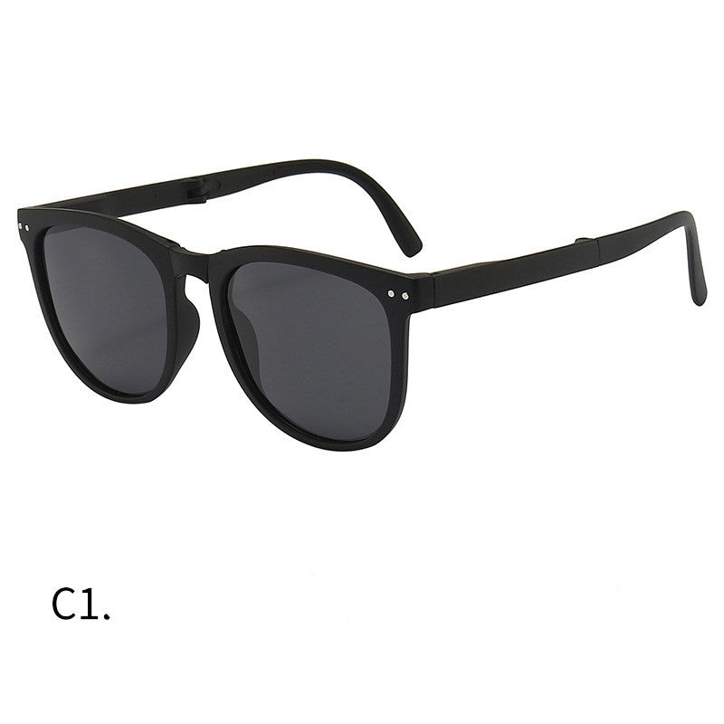 🕶️ Trendy Foldable TR Polarized Sunglasses for Women - Compact & Stylish