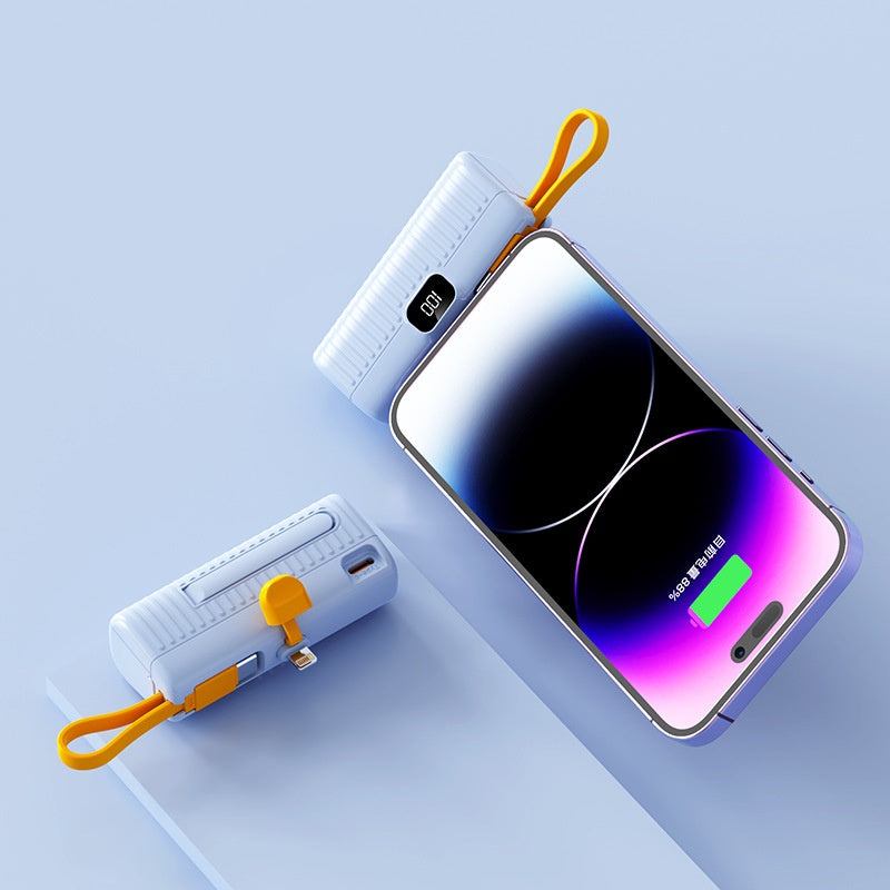 Capsule Power Bank with Digital Display – Apple & USB-C | 2000 or 5000mAh