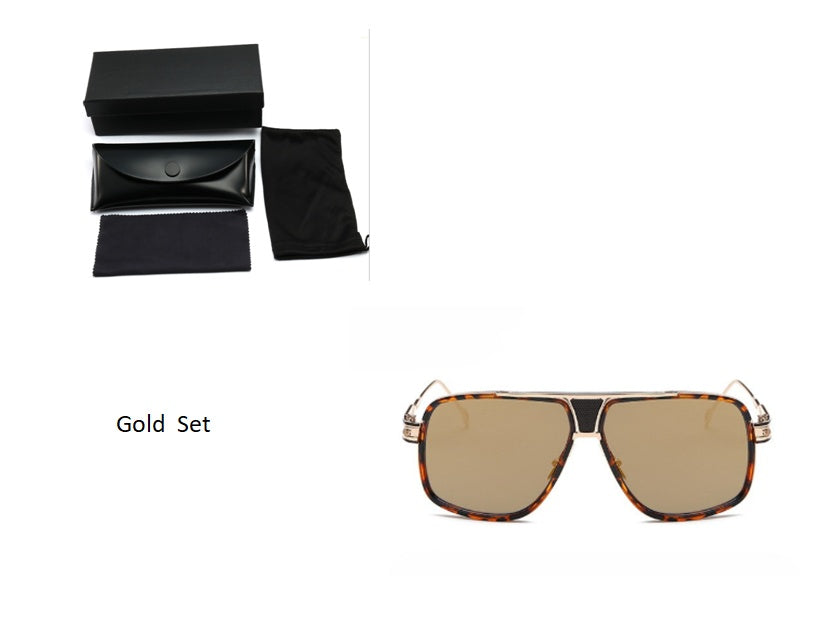 🕶️ Men's Designer Grandmaster Square Sunglasses - Premium Driving Sun Glasses