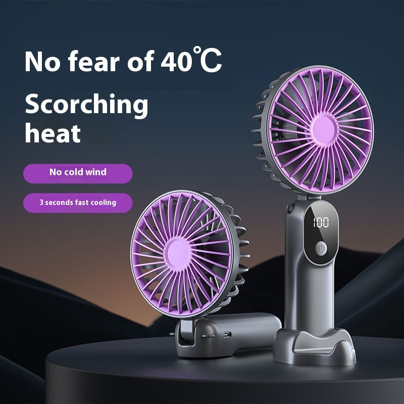 Foldable USB Rechargeable Handheld Fan — Cool On The Go 🌬️
