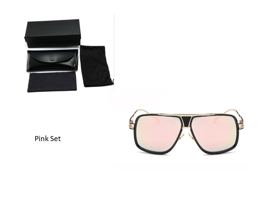 🕶️ Men's Designer Grandmaster Square Sunglasses - Premium Driving Sun Glasses