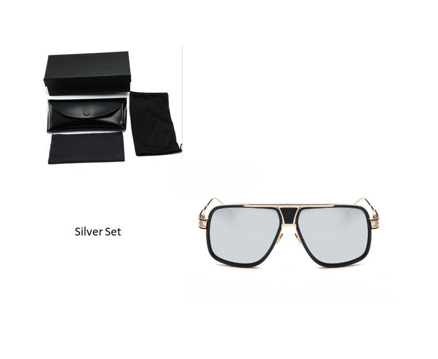 🕶️ Men's Designer Grandmaster Square Sunglasses - Premium Driving Sun Glasses