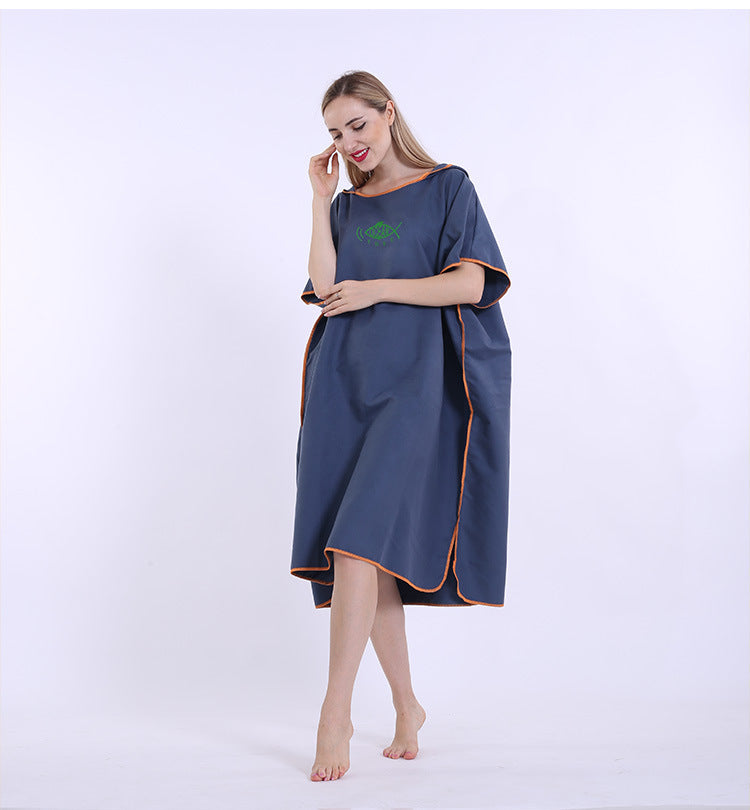👙 Soft Wearable Beach Towel Dress with Sling - Pool & Beach Cover-Up