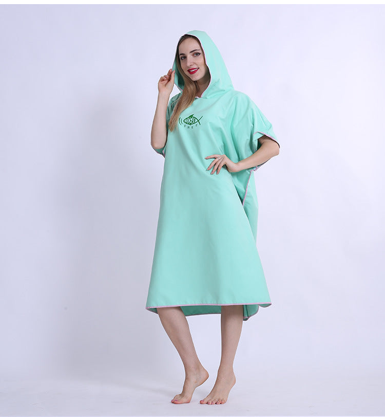 👙 Soft Wearable Beach Towel Dress with Sling - Pool & Beach Cover-Up
