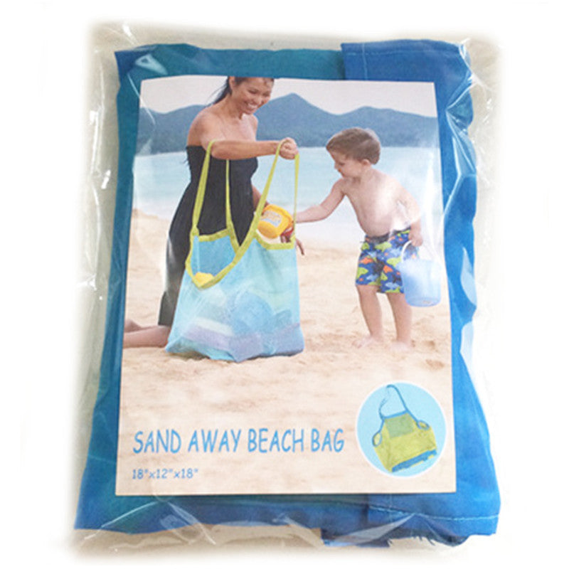 🏖️ Children's Beach Toy Bag - Fast-Dry Mesh Kids Beach Bag