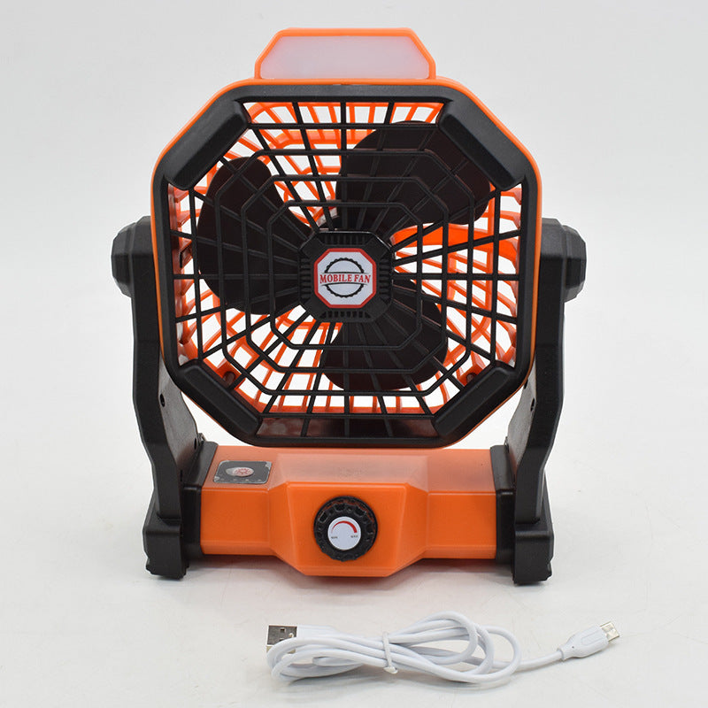 Portable Camping Fan & LED Lamp — Your Outdoor Essential 🏕️