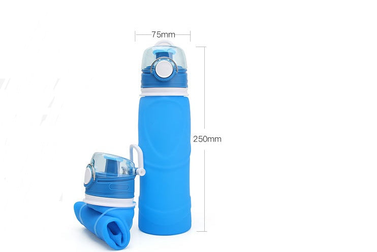 Foldable Silicone Water Bottle – Portable & Collapsible Travel Bottle