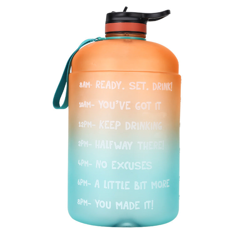 Gallon Gym Water Bottle with Straw – BPA Free | 3.8L Jug