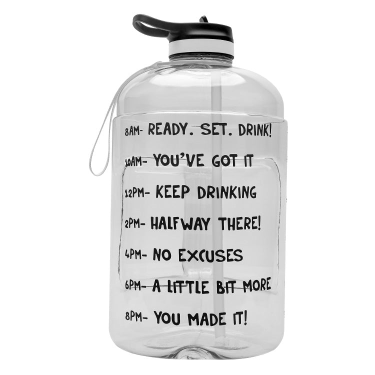 Gallon Gym Water Bottle with Straw – BPA Free | 3.8L Jug