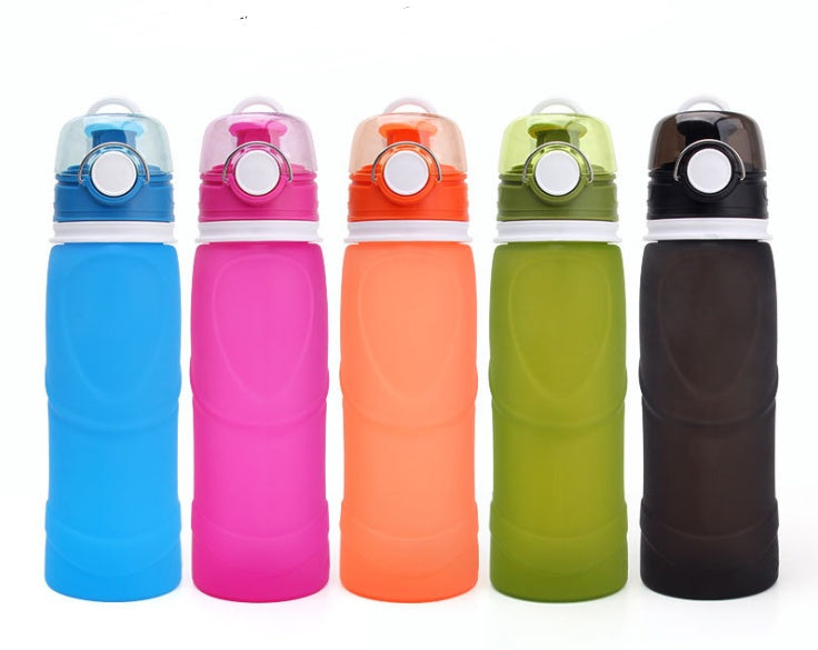 Foldable Silicone Water Bottle – Portable & Collapsible Travel Bottle