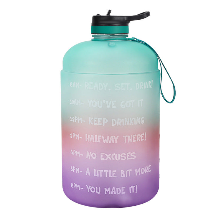 Gallon Gym Water Bottle with Straw – BPA Free | 3.8L Jug