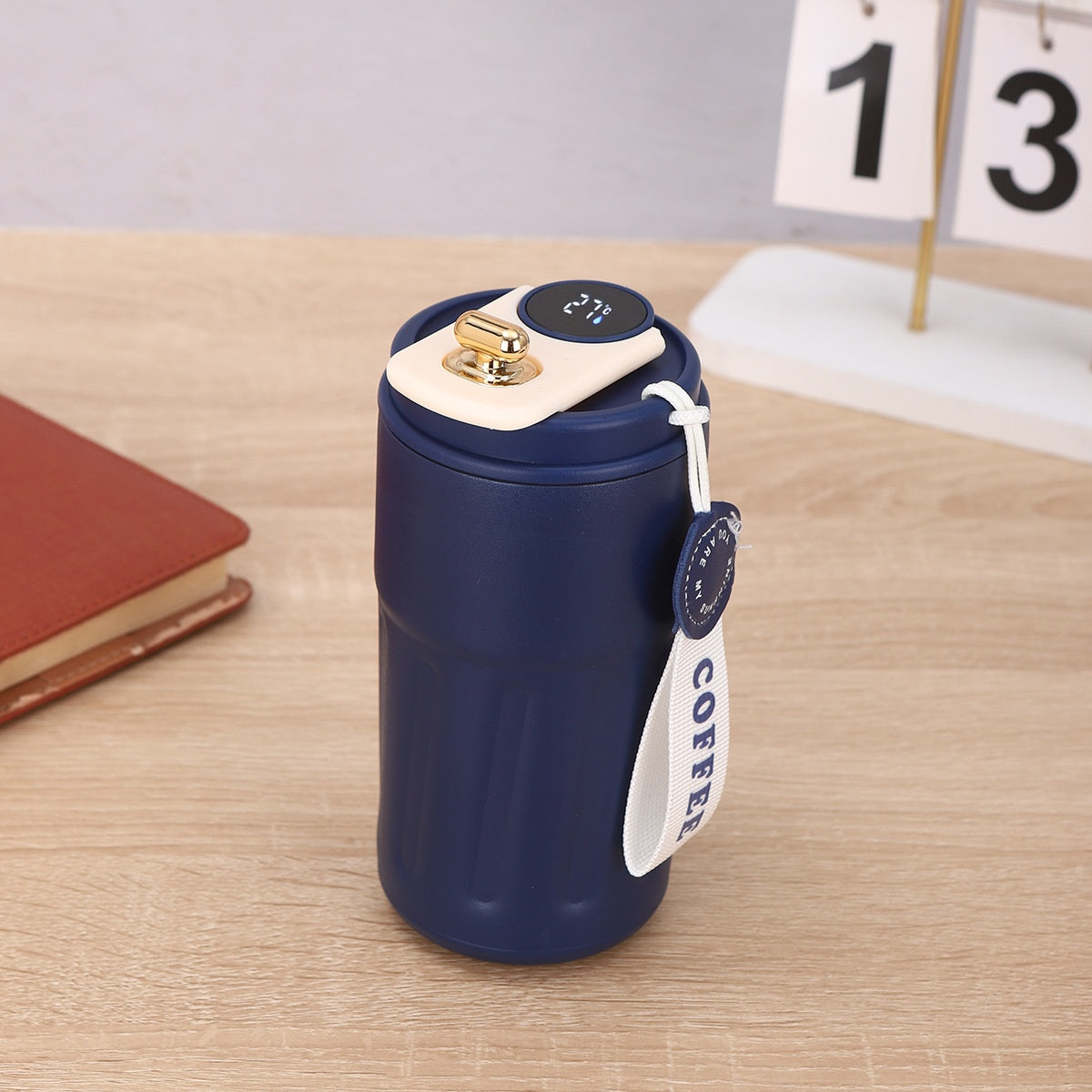 Smart Digital Thermal Bottle 450ml – Temperature Display | Hot & Cold