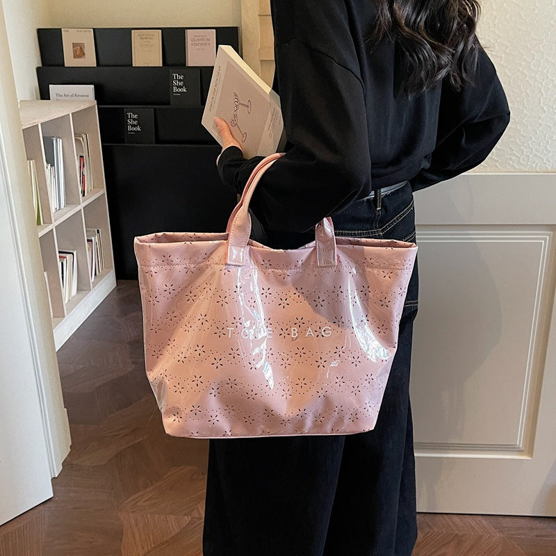 💼 Minimalist High-Capacity Commuter Tote Bag - Versatile Beach & Everyday Bag