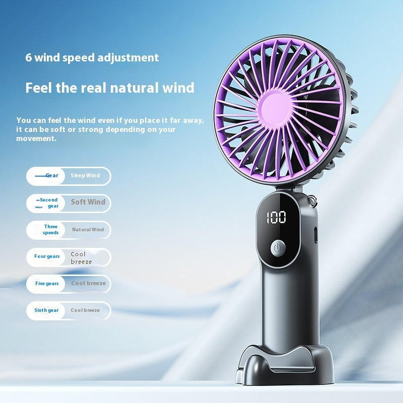 Foldable USB Rechargeable Handheld Fan — Cool On The Go 🌬️