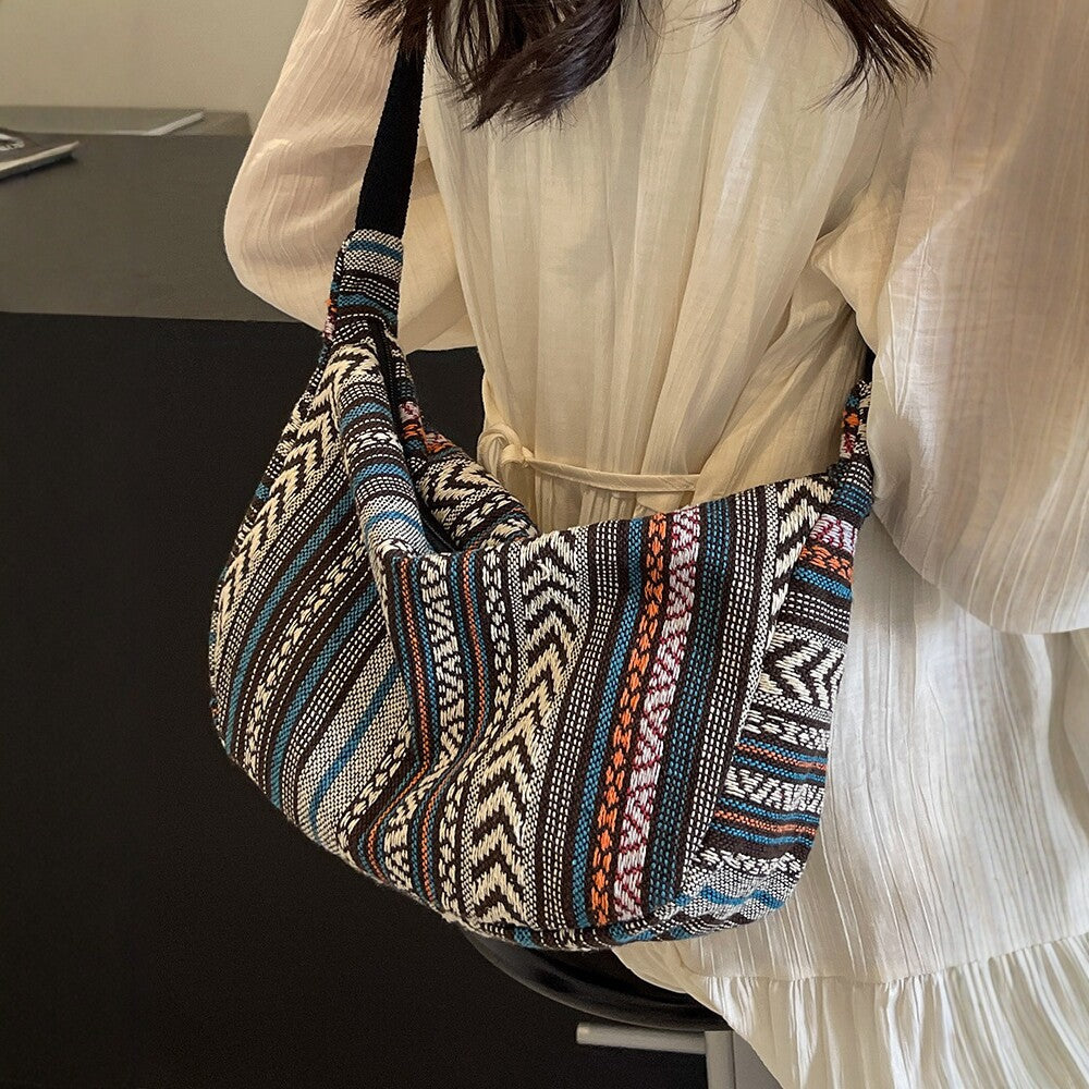 👜 Large-Capacity Vintage Crossbody Bag - Fashionable Summer Shoulder Bag