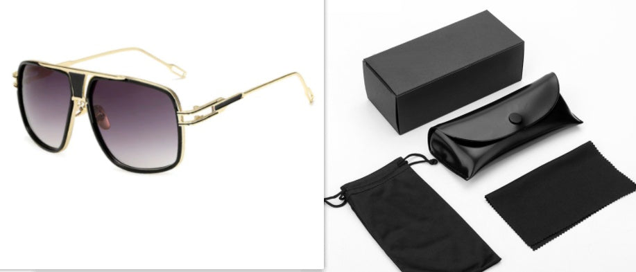 🕶️ Men's Designer Grandmaster Square Sunglasses - Premium Driving Sun Glasses