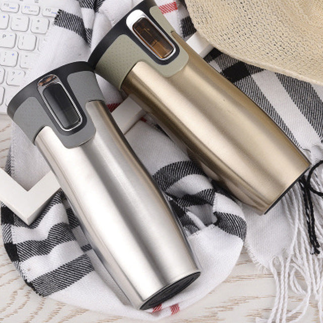 Vacuum Insulated Stainless Steel Travel Flask – Hot & Cold 12hr