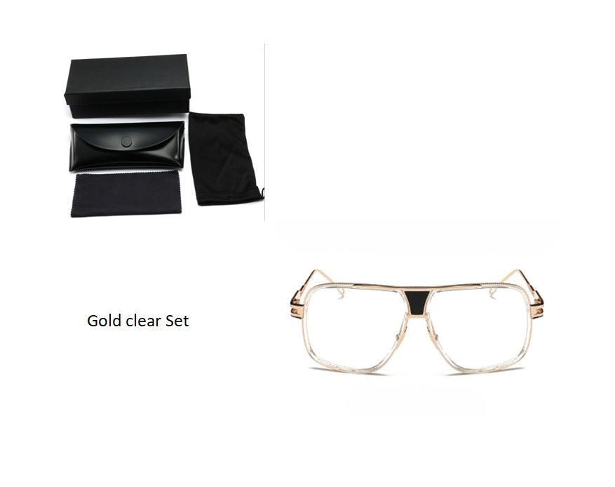 🕶️ Men's Designer Grandmaster Square Sunglasses - Premium Driving Sun Glasses