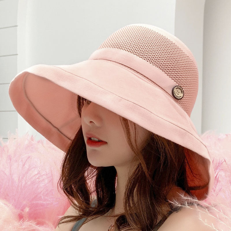 ☀️ Women's UV Protection Big Brim Bucket Hat - Summer Sun Shield