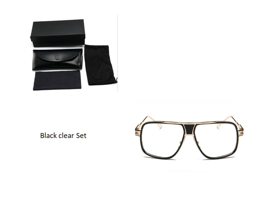 🕶️ Men's Designer Grandmaster Square Sunglasses - Premium Driving Sun Glasses