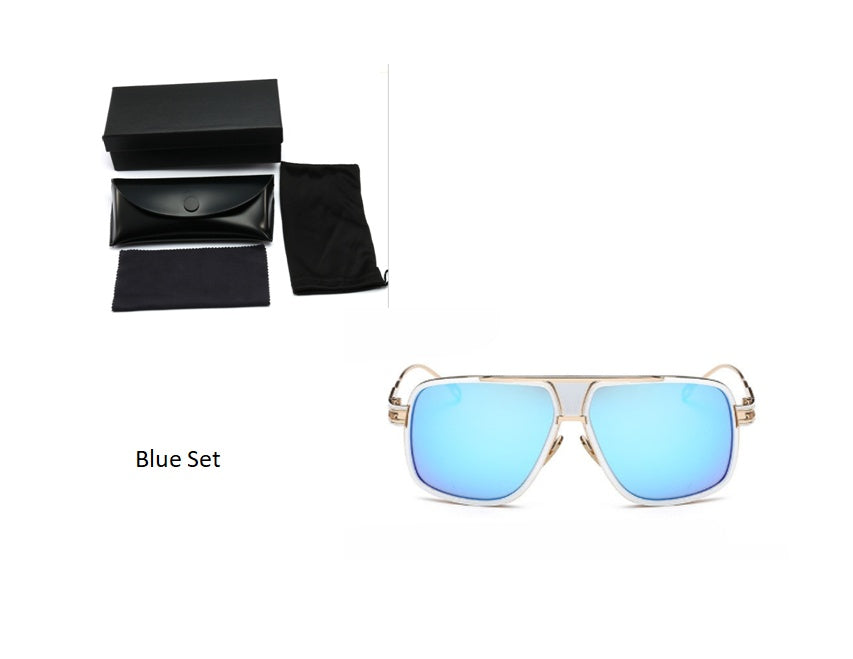 🕶️ Men's Designer Grandmaster Square Sunglasses - Premium Driving Sun Glasses