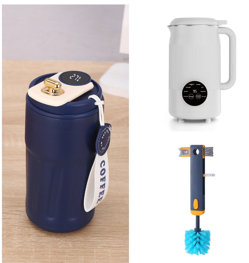 Smart Digital Thermal Bottle 450ml – Temperature Display | Hot & Cold