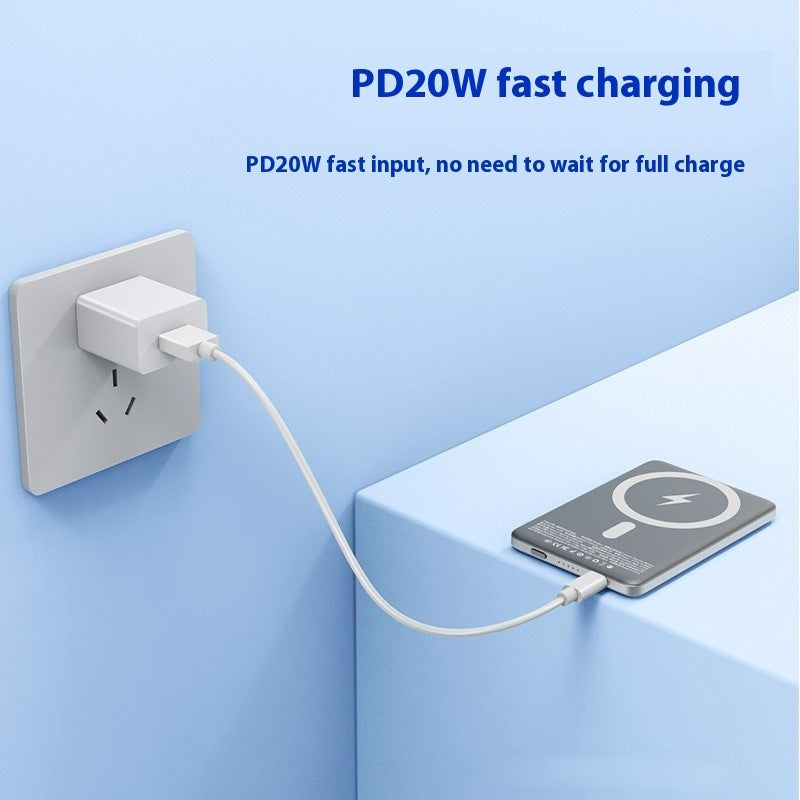 Ultra-Slim Magnetic Wireless Power Bank – PD20W & 15W Qi | 5000 or 10000mAh