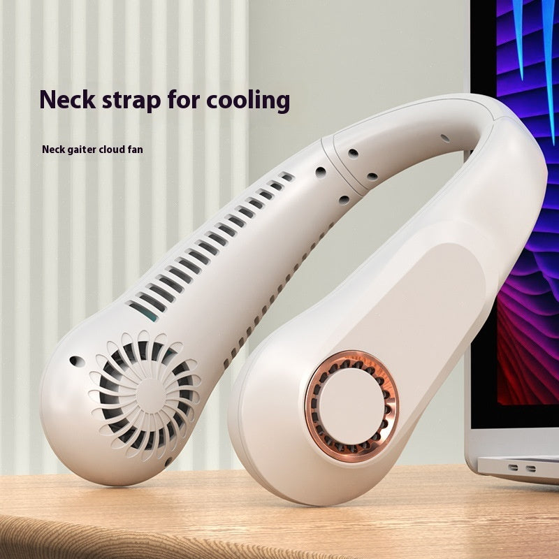 Portable Bladeless Desk Fan — Silent & Safe Cooling 🌬️