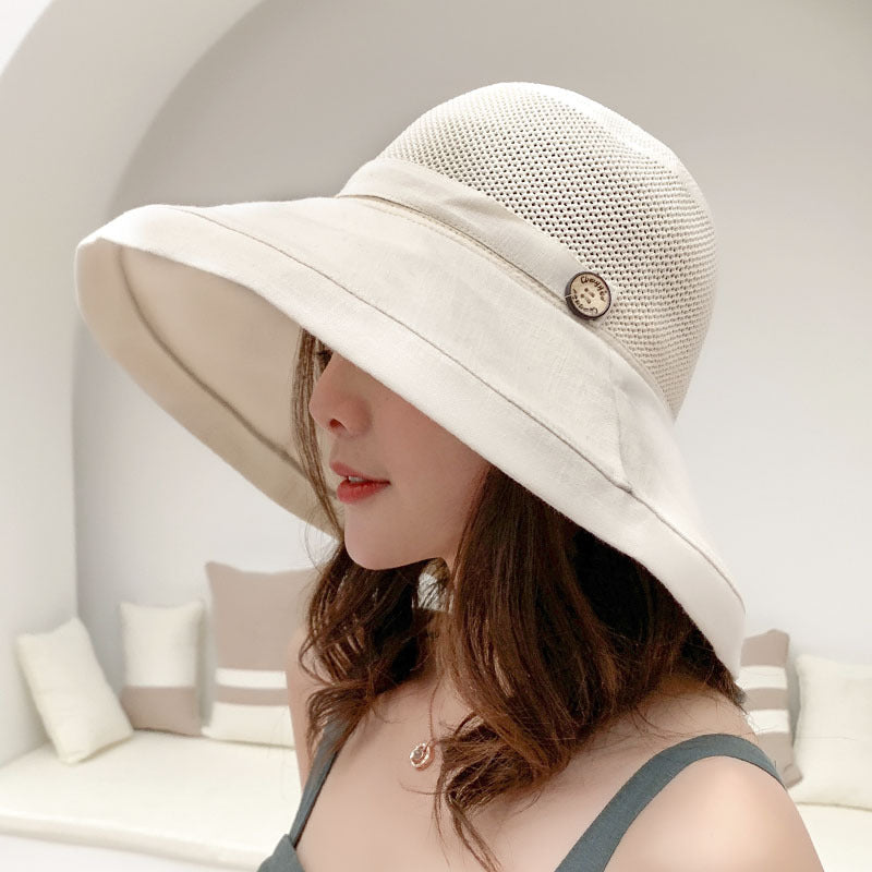 ☀️ Women's UV Protection Big Brim Bucket Hat - Summer Sun Shield