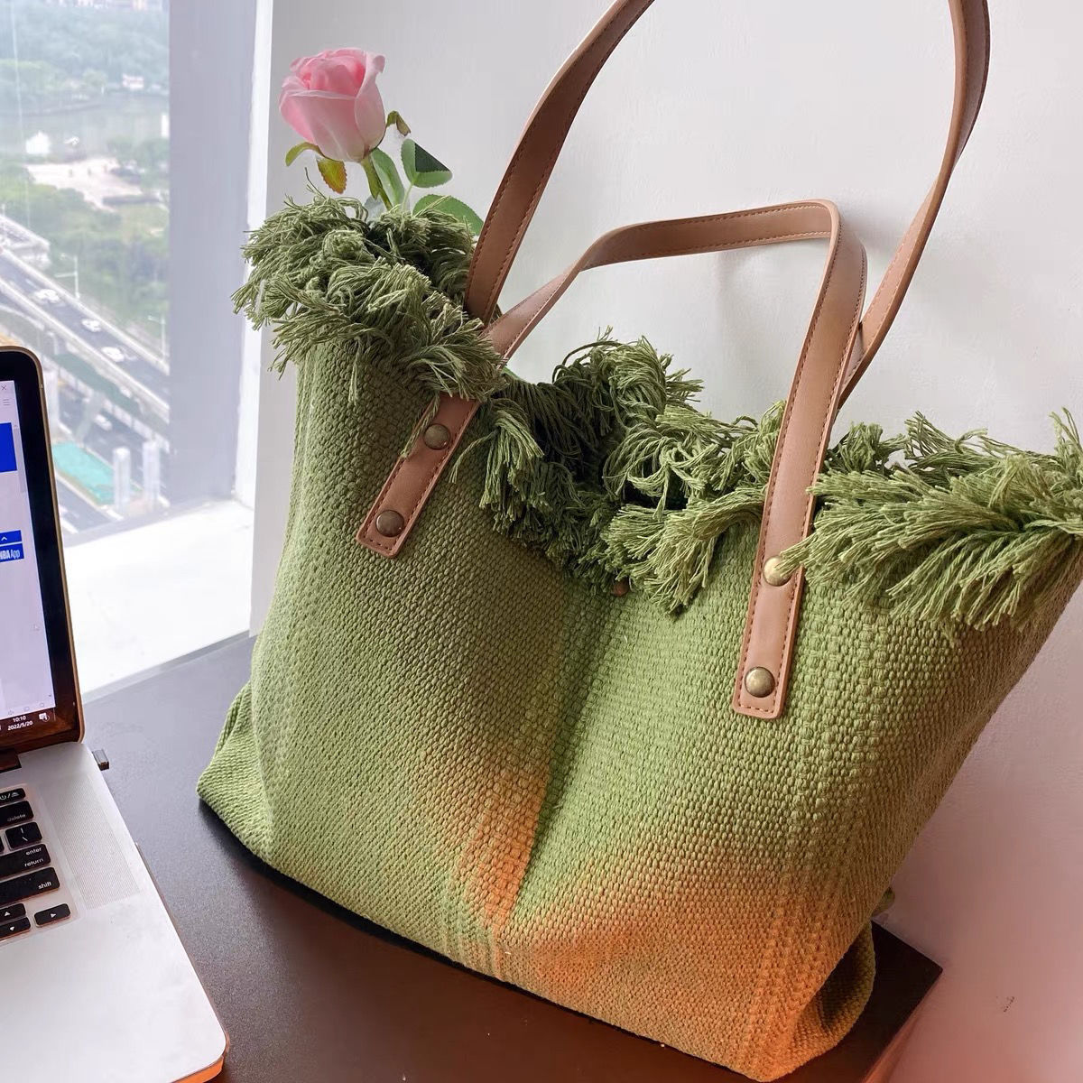 ✨ Fashion Beach Travel Tote Bag - Stylish & Spacious Summer Essential