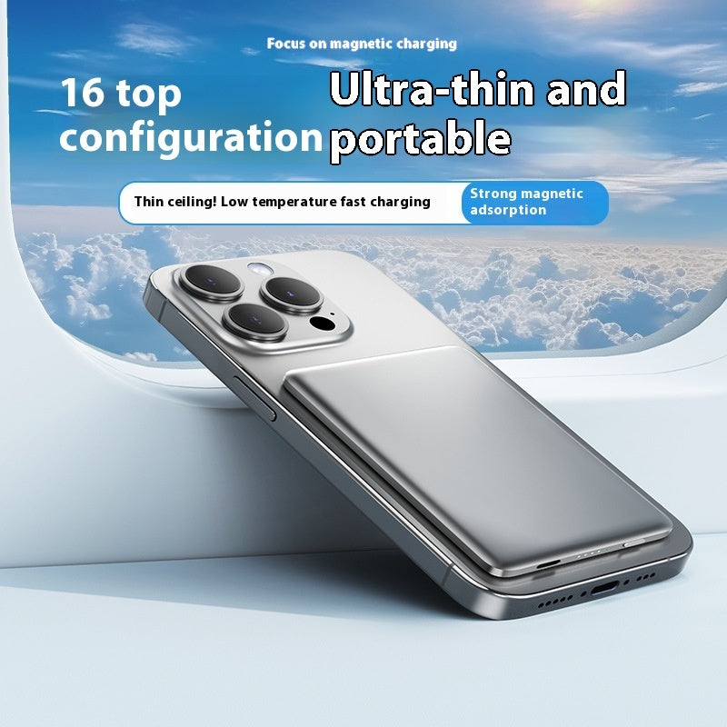 Ultra-Slim Magnetic Wireless Power Bank – PD20W & 15W Qi | 5000 or 10000mAh