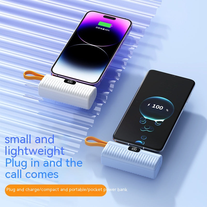 Capsule Power Bank with Digital Display – Apple & USB-C | 2000 or 5000mAh
