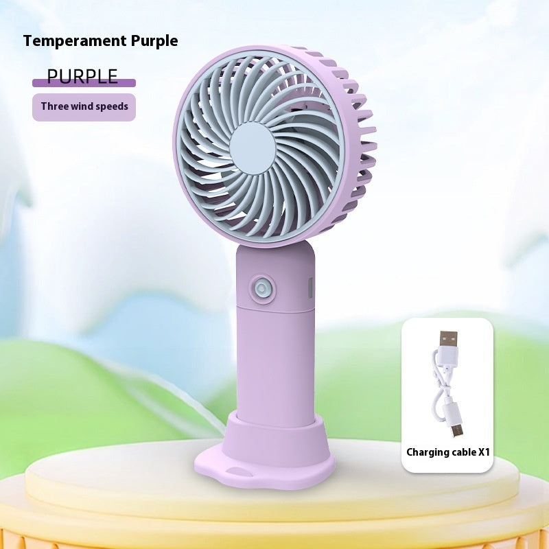Rechargeable Portable Mini Fan — Handheld or Desktop 🔋🌬️