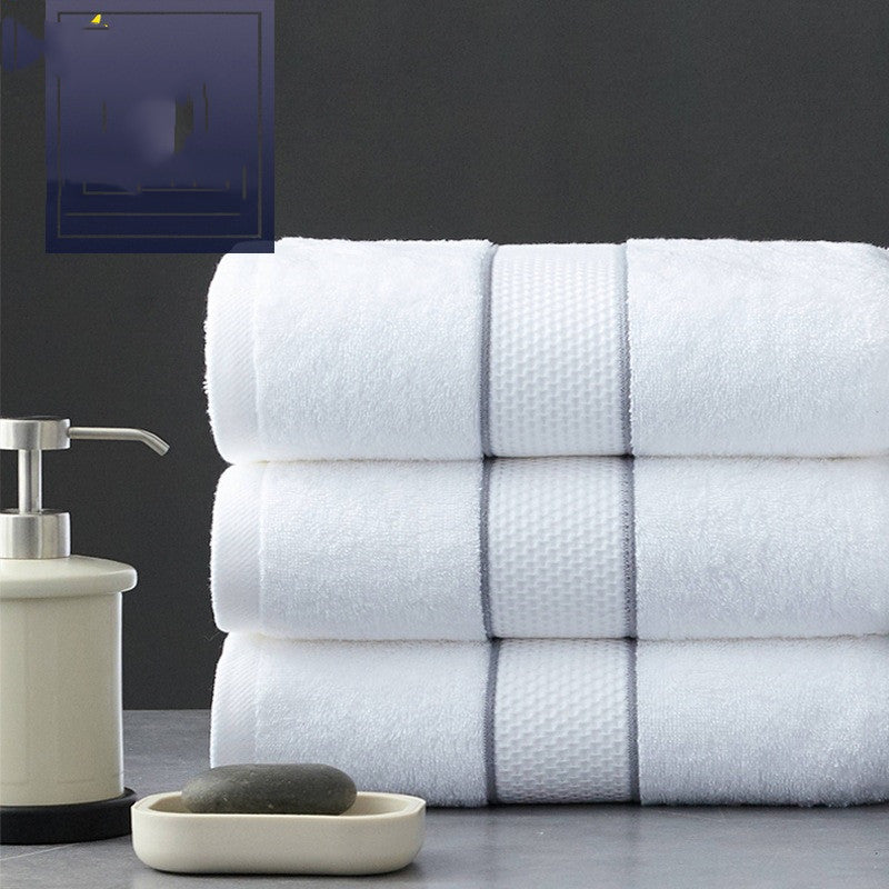 Premium Cotton Hotel-Style Beach and Bath Towel - Soft, Absorbent, Luxurious