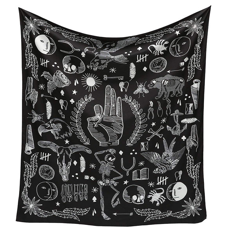 🏕️ Printed Hanging Beach Blanket & Towel - Bohemian, Multi-Use, Vibrant Designs