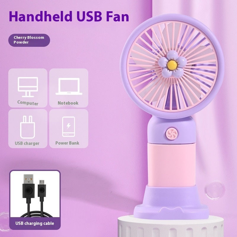 Rechargeable Portable Mini Fan — Handheld or Desktop 🔋🌬️