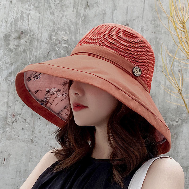 ☀️ Women's UV Protection Big Brim Bucket Hat - Summer Sun Shield