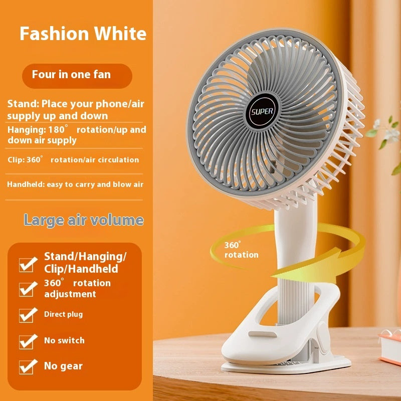 USB Clip-On Desktop Fan — Cool Your Space Instantly 🖥️