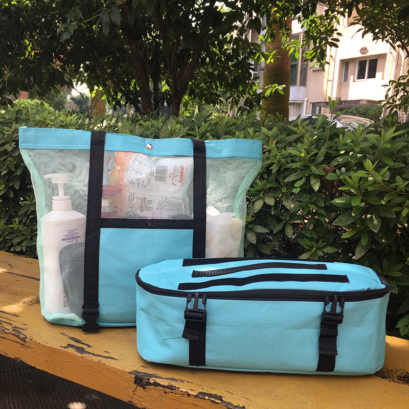 🧊 Insulated Beach & Camping Lunch Bag - Keep Food Fresh Outdoors