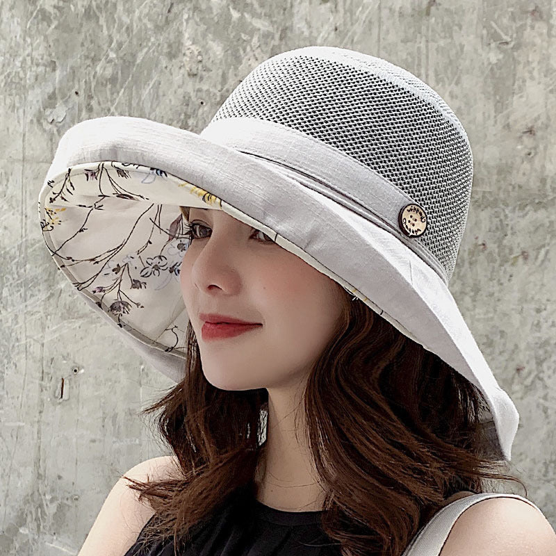 ☀️ Women's UV Protection Big Brim Bucket Hat - Summer Sun Shield