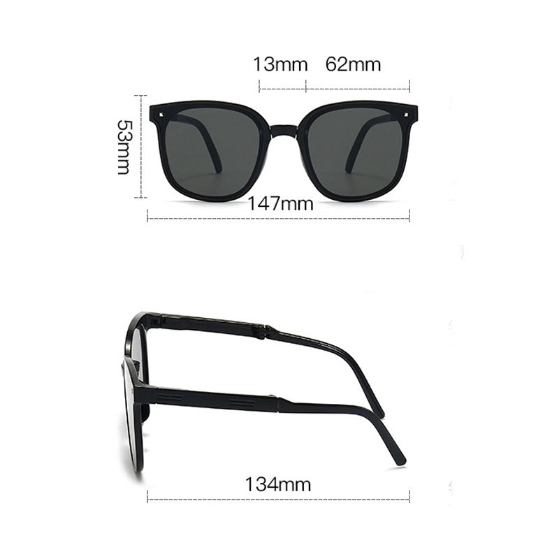 🕶️ Folding Sunglasses - Summer Beach Fashion Sun Protection Glasses