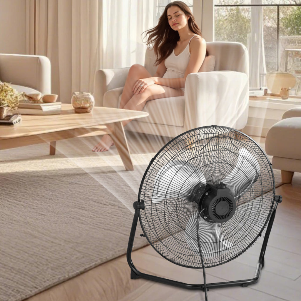 20" High-Velocity Industrial Floor Fan — Pack of 2 🏭💨