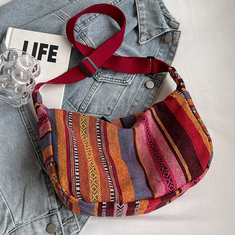👜 Large-Capacity Vintage Crossbody Bag - Fashionable Summer Shoulder Bag