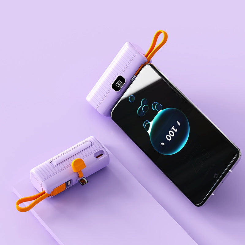 Capsule Power Bank with Digital Display – Apple & USB-C | 2000 or 5000mAh