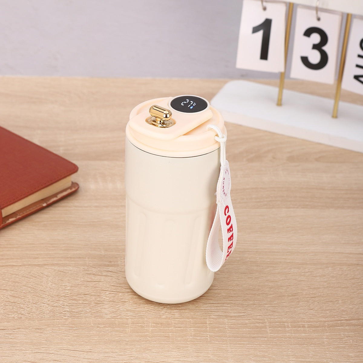 Smart Digital Thermal Bottle 450ml – Temperature Display | Hot & Cold
