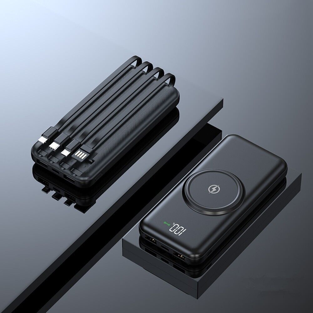 20000mAh Power Bank – Fast Charge with 5 USB Ports for All Devices